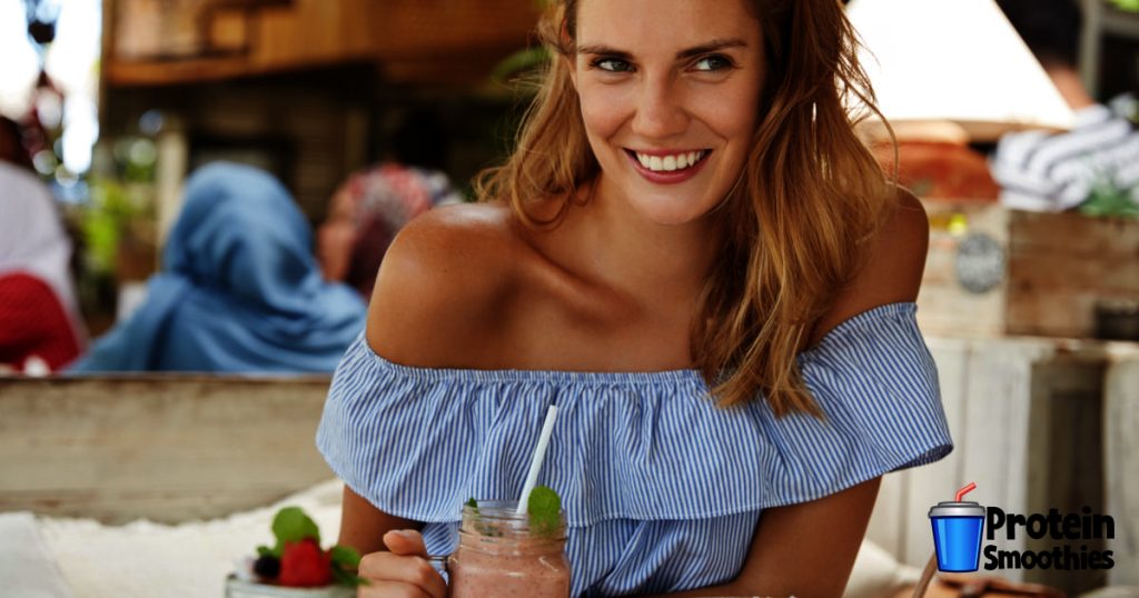 Sugar-Free Fruit And Veggie Protein Smoothie For Diabetic Management